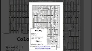 Ant Colony Simulation running on Phoenix on web browser full IDE