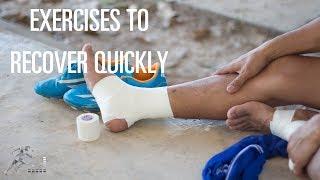 Exercises for an ankle sprain to help you recover quickly