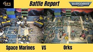 Space Marines Vs Orks 9th Edition Warhammer 40k Battle Report.