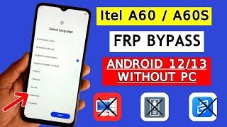 Itel A60/A60S FRP Bypass  Without PC 2024 Latest Update| Itel A662LM Google Account Bypass