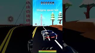 Stingray speed test (mad city) #shorts #roblox