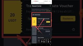 Binance Live 20$ USDT Claim | Trading Fee Free | Binance Trading #shorts #binance #usdt #claim