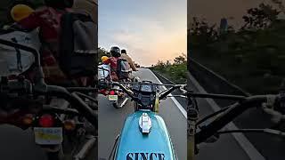 Royal Enfield Bullet VS Yamaha RX 100 sound and speed |#shorts #yamaha #rx100 #viral #ride #rxking