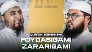 QUR'ON SOHIBINING FOYDASIGAMI YOKI ZARARIGA? / Ustoz Rashodxon qori bilan suhbat / #1 #podcast