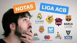 ACB: PONEMOS NOTA A LOS 18 EQUIPOS DE LA LIGA ENDESA