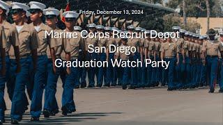 USMC: MCRD San Diego Graduation for CHARLIE Company on December 13, 2024