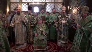 Всеношна напередодні свята Входу Господнього до Єрусалиму