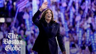 Kamala Harris accepts Democratic presidential nomination in historic DNC speech