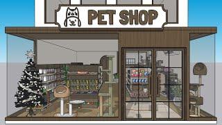 Pet shop  3D model design | Hokori Artwork