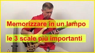 Memorize the three most important scales on the bass in a flash (impro ideas)