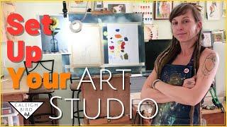 How to Set up an Art Studio at Home | Oil Painting Basics Series