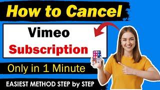 How To Cancel Vimeo Subscription [ New Method ] Cancel Vimeo Membership