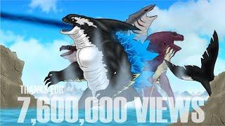 ORCAZILLA | Orca Evolution vs OctoZilla | PANDY Animation 57