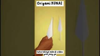 Origami kunai #teknokreatif