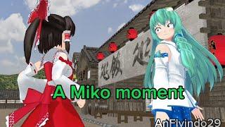 [Touhou X The Boondocks MMD] A Miko moment