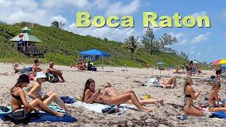 4K VIDEO BEACH WALK in Boca Raton South Florida USA vlog