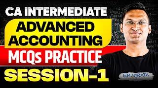 CA Inter Accounts MCQs | CA Inter Advanced Accounting MCQ Practice By CA CS Anshul Agrawal