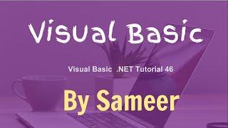 Visual Basic  NET Tutorial 46   Passing a value from one form to another form in VB NET | Sameer