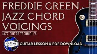 Freddie Green Jazz Chords for Guitar (Free PDF Included)