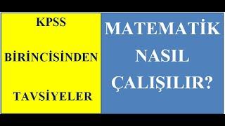 KPSS MATEMATİK NASIL ÇALIŞILIR?