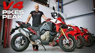 BHP UK's  New Ducati Multistrada V4 Pikes Peak ECU Remapping Development Bike