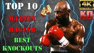 TOP 10 Marvin Hagler BEST KNOCKOUTS | RIP TRIBUTE | 4K Ultra HD