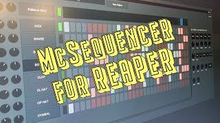 This feels so familiar – McSequencer Step Sequencer script for REAPER