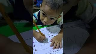 Baby-Kuya Ayan Writing Practice ️️