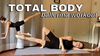 TOTAL body workout | Ballet inspired exercises, dancer workout, ballet technique, core exericises