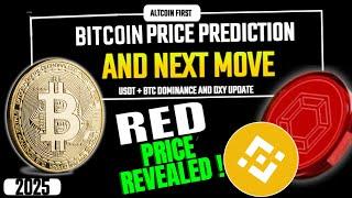 BTC Crash or Pump?  | USDT & BTC Dominance + DXY Update |  Red Coin Buy & Sell Zone