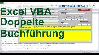 Eigene Buchhaltung selber führen  Doppelte Buchführung mit variablem Kontenrahmen Excel VBA