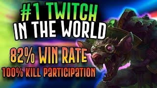 THE NUMBER ONE TWITCH HAS AN 82% WIN RATE |100% KILL PARTICIPATION?!