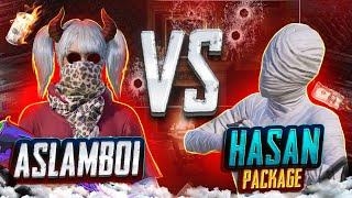 ASLAMBOI VS HASAN PACKAGE  ,|| KIM YUTDI  ASLAM HASAN PACKAGENI SOKDI