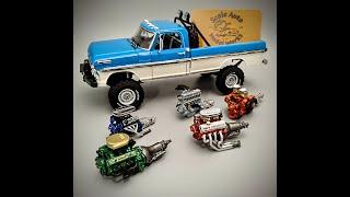 Aftermarket Engines Wheels Tires 3D Printed 1/25 Scale Model Build How To Assemble Paint Detail