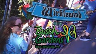 Der Wirbelwind POV Swing Ride & Review Busch Gardens Williamsburg Virginia 2024