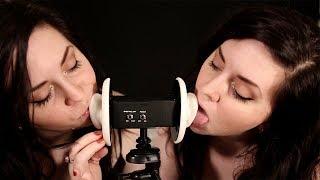  // [ASMR] doubledove! TWIN EAR EATING.  [ear licking] [ear eating] [intense mouth sounds]