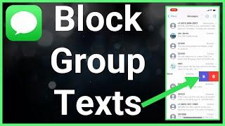 How To Block Group Messages On iPhone