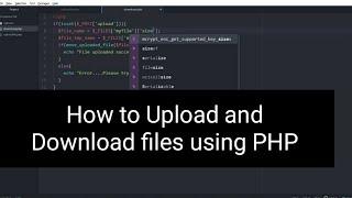 How to Upload and Download files using PHP in Hindi | CSEtutorials