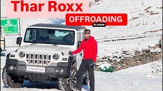 Thar Roxx ki Snow Mai Halat Kharab….. Gulmarg Snow Fall