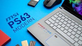 The Perfect Creator Notebook? MSI PS63 Modern Review