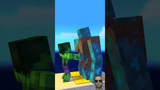 Steve vs. Mutant Drowned!  Epic Showdown Underwater! #minecraft #gaming #roblox