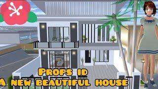 the beautiful house with code props id in sakura school simulator