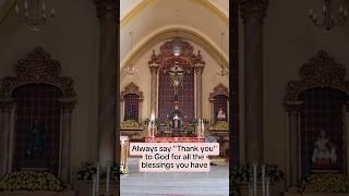 Say Thank You to God Because you are blessed yesterday and today
