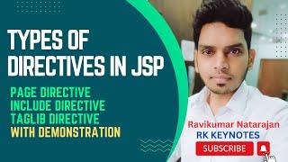 #03 Types of JSP Directives | Page, Include, Taglib Directives | NetBeans Demonstration| RK KEYNOTES