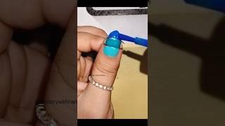 Easy Nailart without tools#nailart #shorts  #notoolnailart  #youtubeshorts #trending1