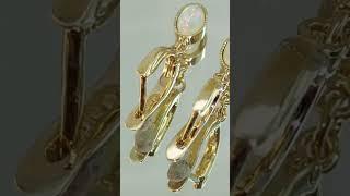 Серьги с опалом.+79117047793 #ювелирныеизделия #золото #ring #опал #jewelry