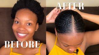 How to style natural/4C hair using Eco Styler Gel | South African YouTuber | Minenhle Goge