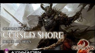 Guild Wars 2 - Jumping Puzzle - Cursed Shore (Buried Archives) + Vista