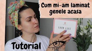 Cum mi-am laminat genele cu Lash Lift de la Zainlux || Tutorial pas cu pas