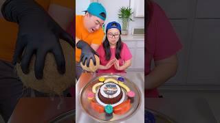 M&M's cake vs Cupcakes ice cream challenge! #funny by Ethan Funny Family